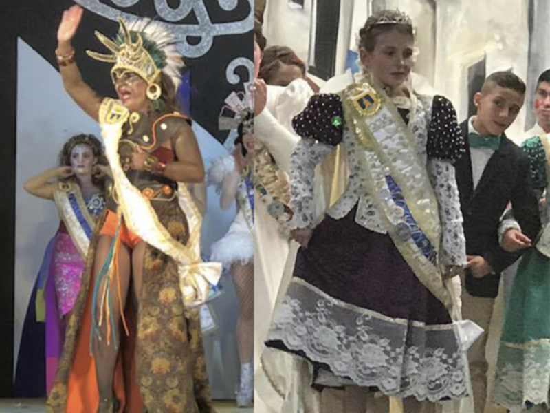 María Jurado y María Ruiz dos Perlas para un carnaval de Chipiona que comienza con tiempo inestable pero muchas ganas