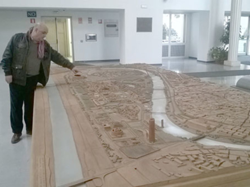 La maqueta de la Isla de La Cartuja actualizada