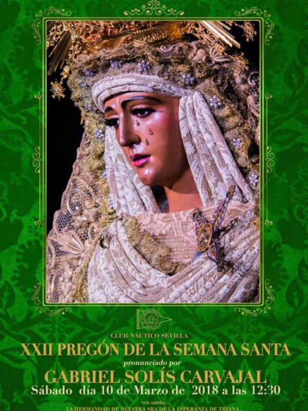 XXII Pregón de la Semana Santa del Club Náutico Sevilla