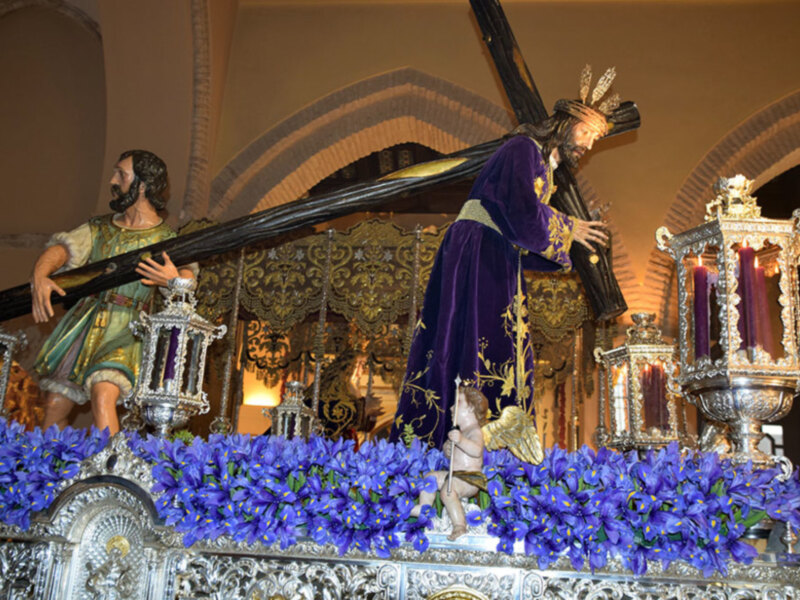 Miércoles Santo día de la Hermandad de Jesús el Nazareno de Alcalá del Río.