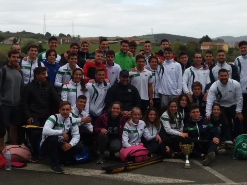 El Club Náutico Sevilla, subcampeón de la Copa de España de sprint olímpico de piragüismo