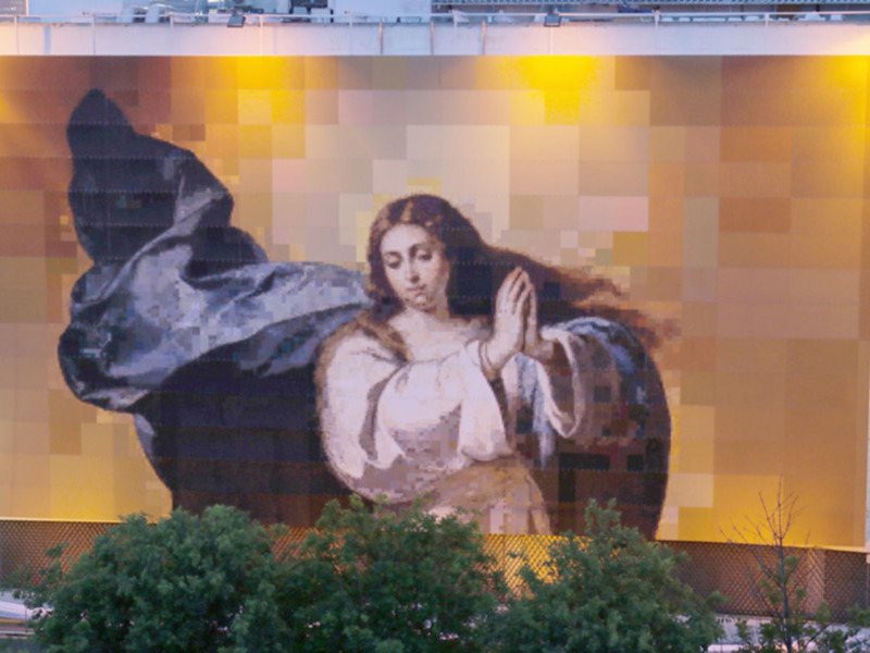 Sevilla rinde homenaje a Murillo con una “Inmaculada Colosal”