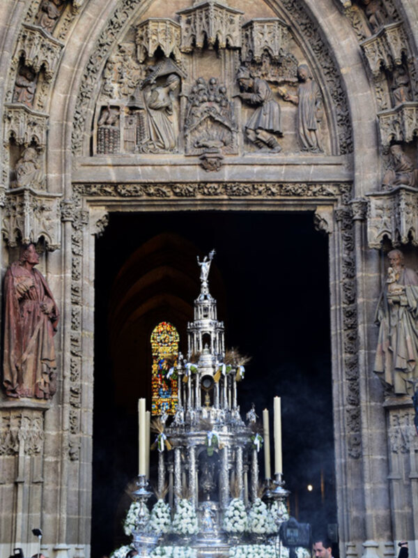Corpus Christi en la ciudad hispalense 2018.