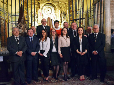 Jura de nuevos cargos de la junta del Carmen de Santa Ana.
