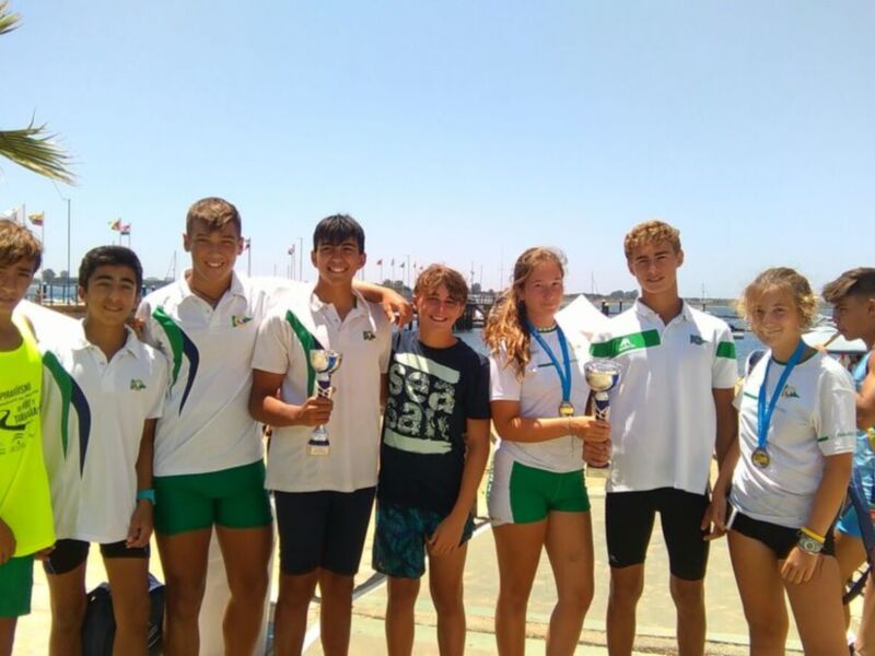 El Club Náutico Sevilla, campeón del Andaluz de ríos y travesías de piragüismo