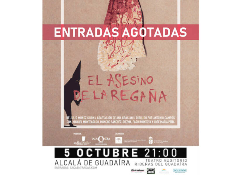 La comedia ‘El asesino de la regañá’ se presenta en Alcalá de Guadaíra con todas las entradas agotadas