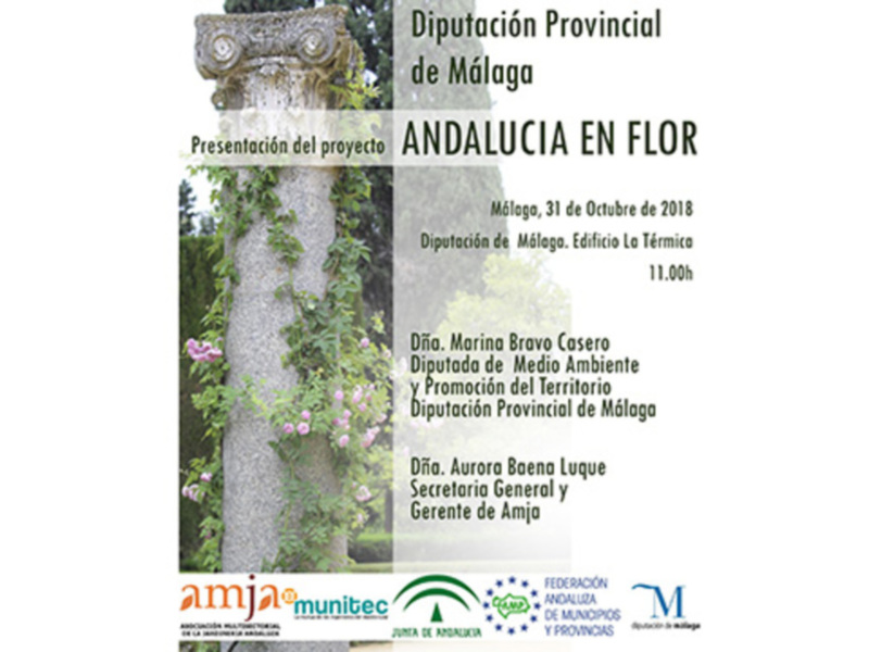Presentación de “Andalucía en flor” en Málaga.