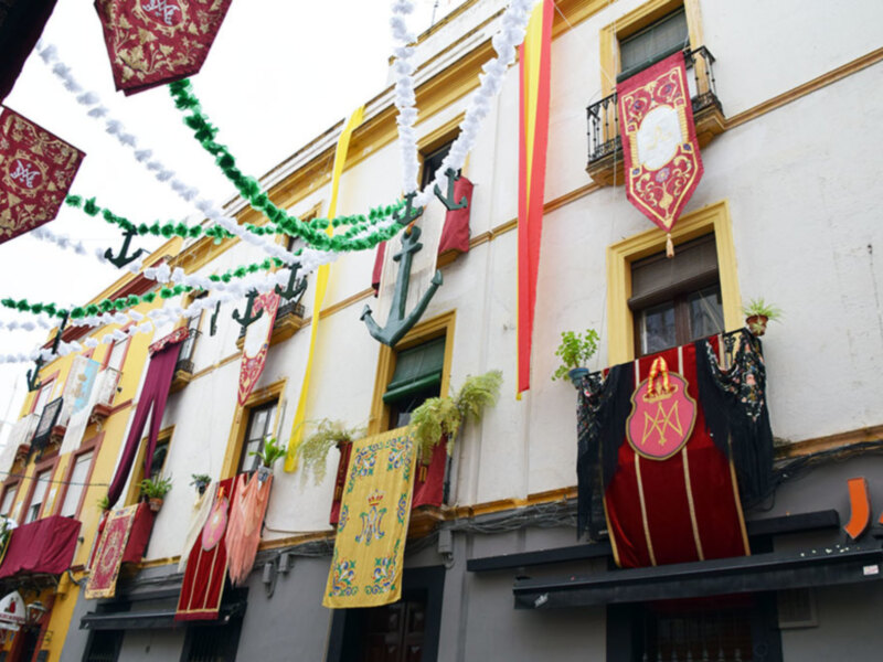 La Esperanza en el recuerdo de su procesión triunfal.