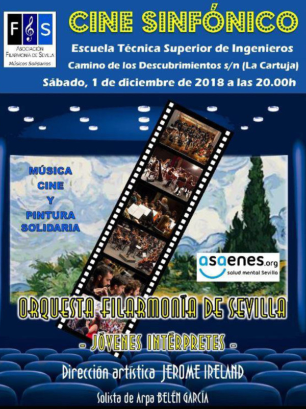 La Orquesta Filarmonía ofrece el 1 de Diciembre concierto benéfico para ASAENES ,en la Escuela de Ingenieros de Sevilla, basado en "Juego de Tronos"