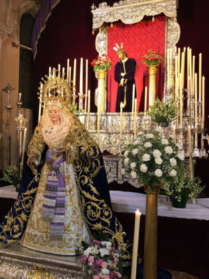 Alcalá del Río  celebró los cultos de Besamanos de la Hermandad de los Pescadores.
