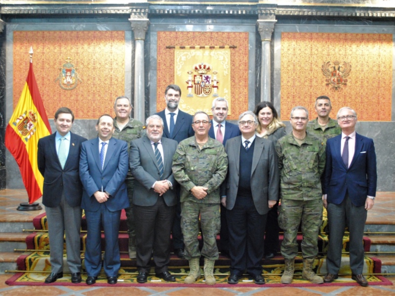 Recepción a los representantes de los Medios de  Comunicación Social de Sevilla.
