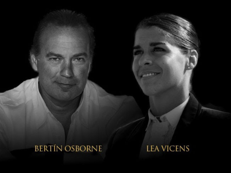 Lea Vicens y Bertín Osborne en el Mano a Mano