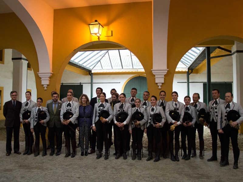 Marín reafirma el compromiso de la Junta con la Real Escuela Andaluza de Arte Ecuestre
