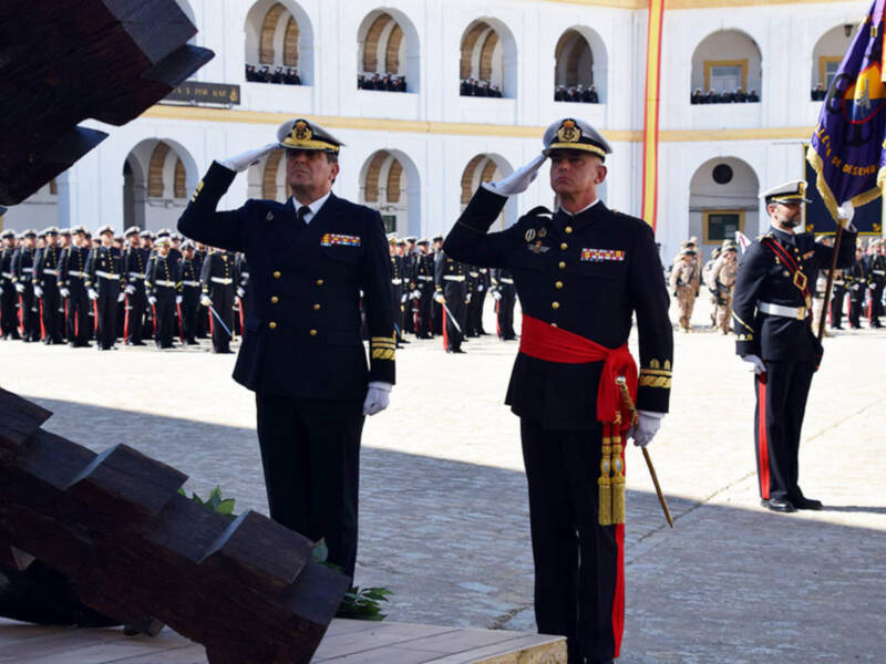 San Fernando (Cádiz) celebró su 482 aniversario de la creación de la Infantería de Marina.