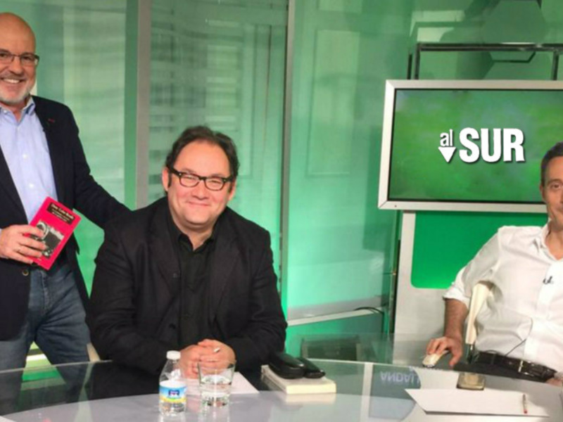 Tertulia literaria con Alfredo Valenzuela y Carlos Mármol en "Al Sur"