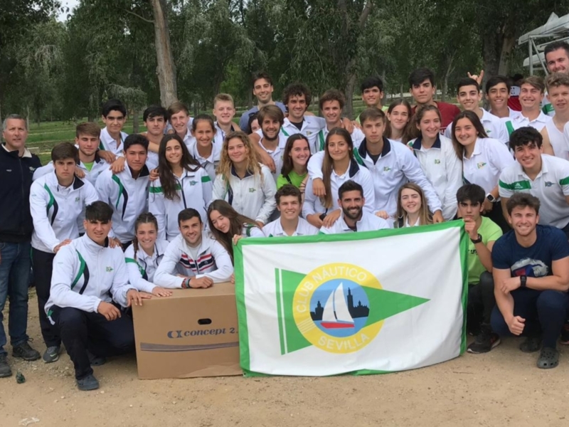 Podio para el remo andaluz en el Abierto internacional de Cataluña