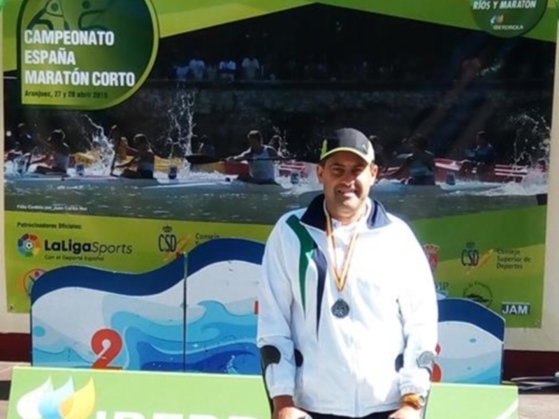 Subtítulo para el Náutico Sevilla en el Campeonato de España de maratón corto de piragüismo