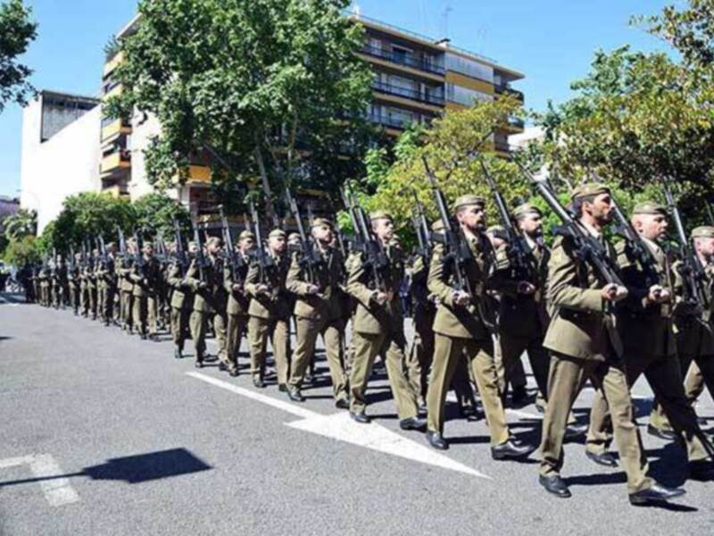 Los capitanes Luis Daoiz y Pedro Velarde homenajeado el 2 de mayo en Sevilla.