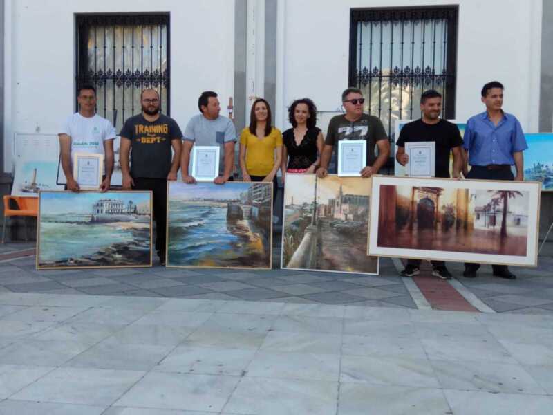 El Certamen de pintura rápida Ciudad de Chipiona se estrena con éxito de participación
