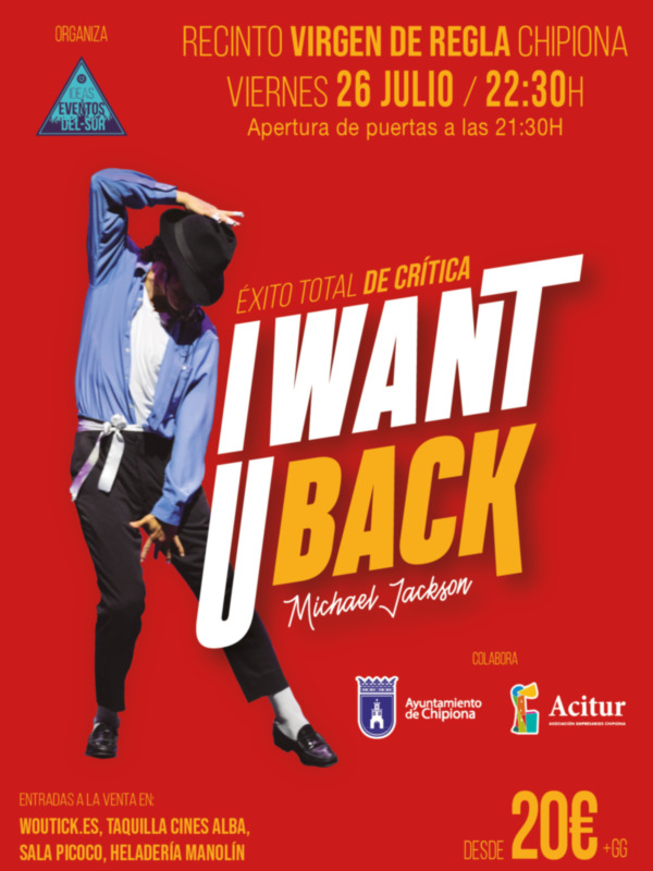 El espectáculo que resucita a Michael Jackson llegará a Chipiona el 26 de julio