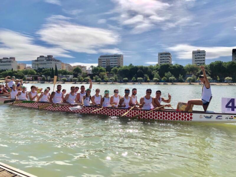 El Club Náutico Sevilla brilla en el Campeonato de Europa de barcos de dragón