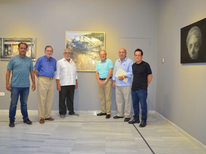 Adrián Francisco Marmolejo Clarhed gana el Premio de Pintura Ateneo de Sevilla de 2019 con la obra Arquitecturas Industriales-Almazara