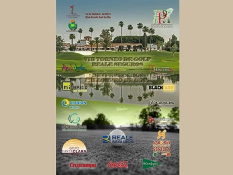 Rincón, José González, “Pirri”, “Santillana”, Esteban, San José y Salguero en el Torneo REALE de golf