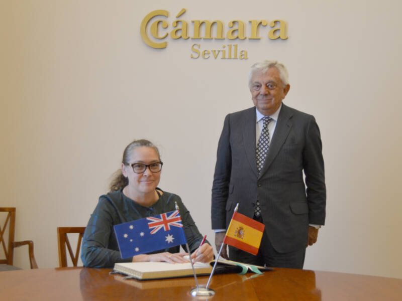 La Embajadora de Australia en España anima a los empresarios sevillanos a invertir en su país