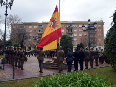 Izado de Bandera en Capitanía General de Sevilla.