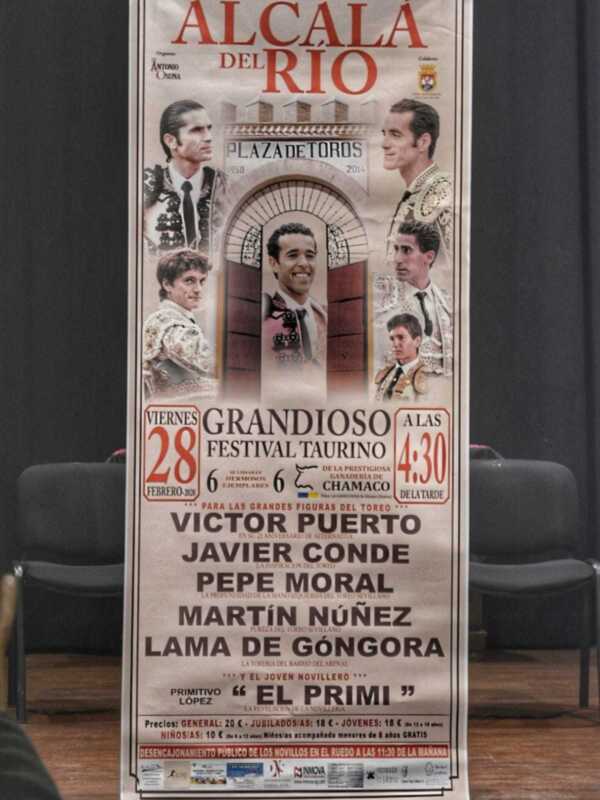 El joven y emergente empresario, Antonio Osuna, organiza un gran festival taurino en Alcalá del Río (Sevilla)