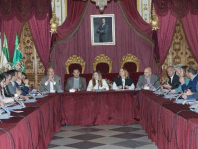 El alcalde de Chipiona en una reunión de Diputación sobre iniciativas de inversión frente a los daños económicos y sociales del COVID-19