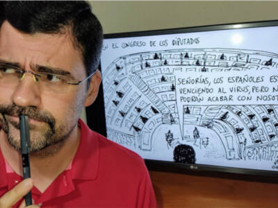 Francisco Javier Franco, el coronavirus en un puñado de viñetas
