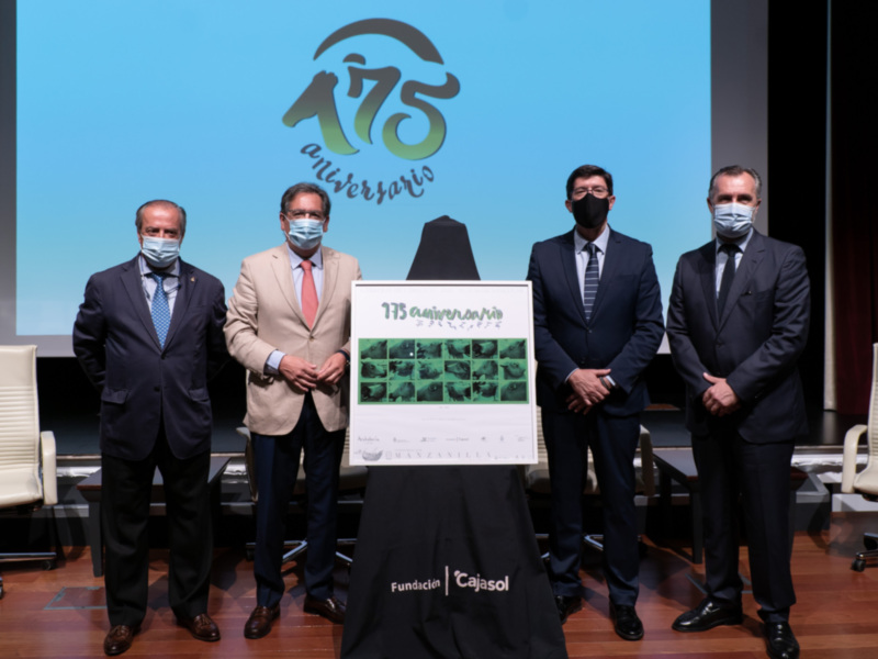 Presentación del cartel y los actos conmemorativos del 175 aniversario de las Carreras de Caballos de Sanlúcar en la Fundación Cajasol