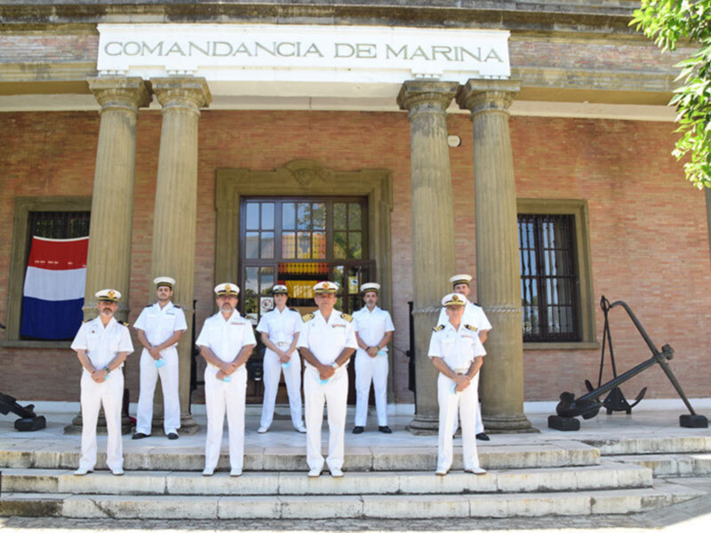 Homenaje a los marinos caídos por España en la Guerra de 1898 en Filipina, Cuba y Puerto Rico.
