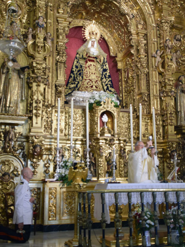 Misa a la Virgen del Carmen, patrona de la gente de la Mar