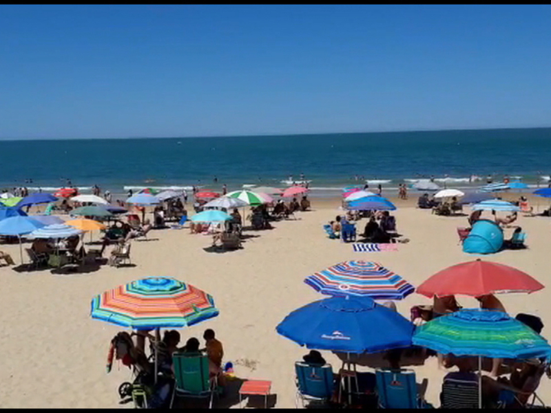 La calidad de las aguas de las playas de Chipiona fue excelente en la segunda quincena de junio y la primera de julio