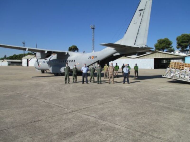 El Ejército del Aire emplazados en el destacamento Marfil, en Dakar (Senegal), repatrió a 19 efectivos por Covid-19