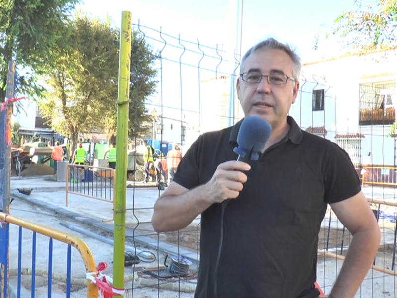El Ayuntamiento de Chipiona urbaniza la calle Puerto Rico y mejora la plaza Nuestra Señora de la Salud mediante el Profea