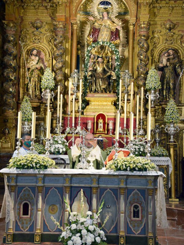 El día 31 de agosto comenzó los cultos de novena a San Gregorio en Alcalá del Río