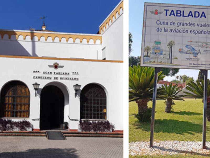 Sevilla y se estrechan aún más los lazos de la base aérea con la ciudad.