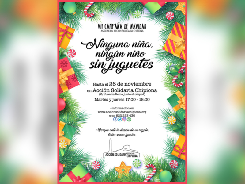 Acción Solidaria pone en marcha la campaña ‘Ningún niño sin juguetes’ para la Navidad en la que la colaboración es más necesaria