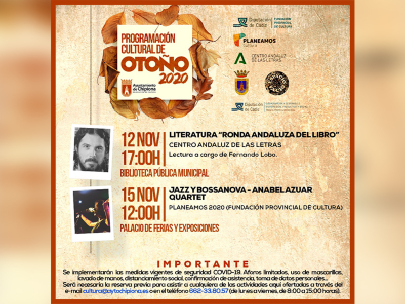 La biblioteca municipal de Chipiona acoge mañana un encuentro con el escritor y músico gaditano Fernando Lobo 