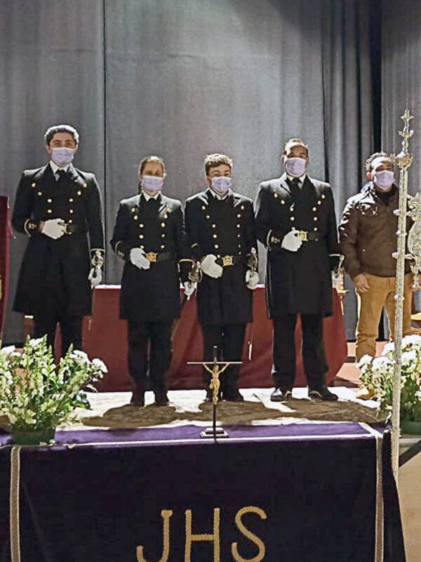 Homenaje al Hermano de la Hermandad de Jesús Nazareno de Alcalá del Río Jorge López Resa,