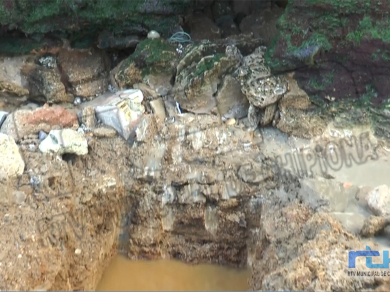 El inicio del diagnóstico del Castillo descarta la afectación de la cimentación por la cavidad existente en la cara norte 