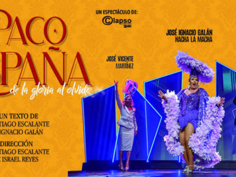  Paco España llega a Madrid   del 24 al 27 de junio  en el Teatro Marquina