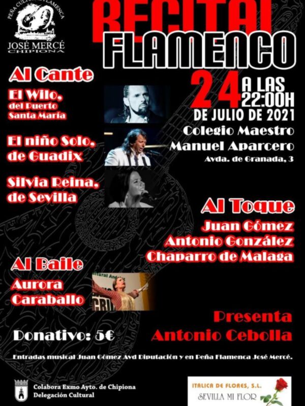 La Peña Flamenca José Mercé ofrecerá el sábado su primer recital flamenco del verano con El Wilo, El Niño Solo y Silvia Reina