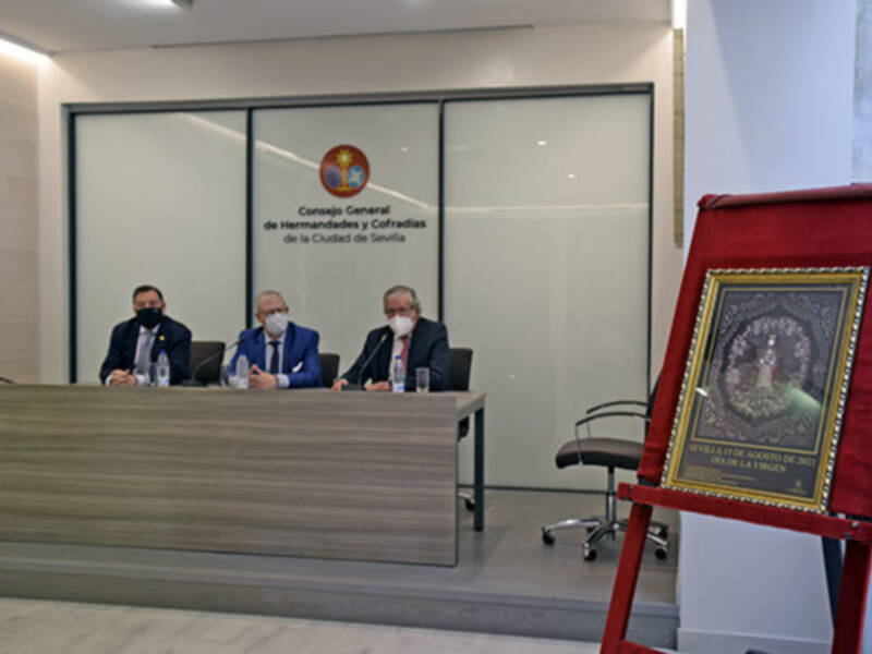El Consejo ha presentado la obra anunciadora de los cultos de la Virgen de los Reyes Patrona de Sevilla