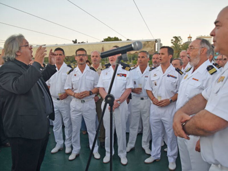 El Grupo de Cámara "SACRA" y la Armada Española cumple el 25 aniversario de su colaboración.