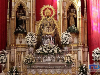 La Virgen de Regla llevará el 8 de septiembre el manto de paseo de su Coronación en 1954
