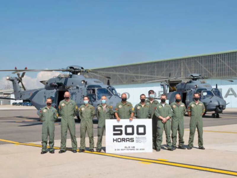 Primeras 500 horas del NH90 en el Ejército del Aire.